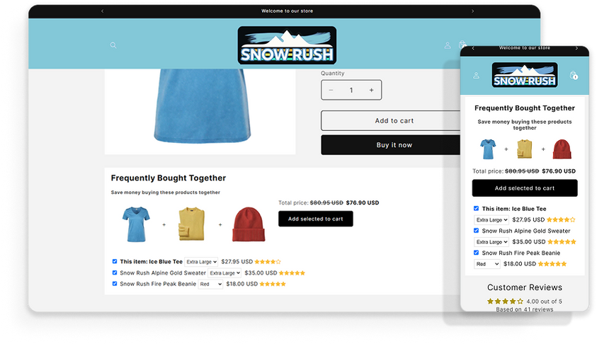 Frequently Bought Together Hero Feature