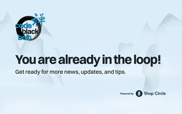 Code Black Belt October Updates: BFCM shopping tips, Shopify Sidekick integrations, and smarter setup wizards