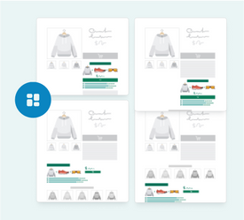 Customizable widget placement feature