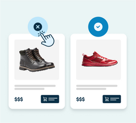 Exclude specific products from recommendations feature