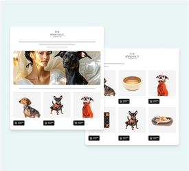 Flexible add-to-cart button placement feature