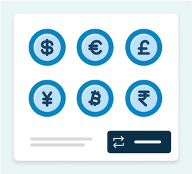 Supports 223 currencies feature
