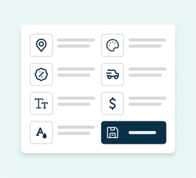 Customize visual styles for an ideal shopping experience feature