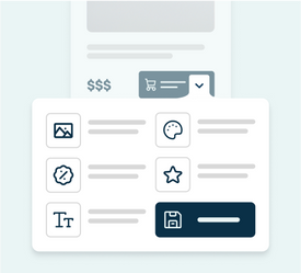 Price drop-down chooser feature