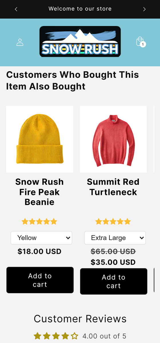 AI-driven recommendations feature