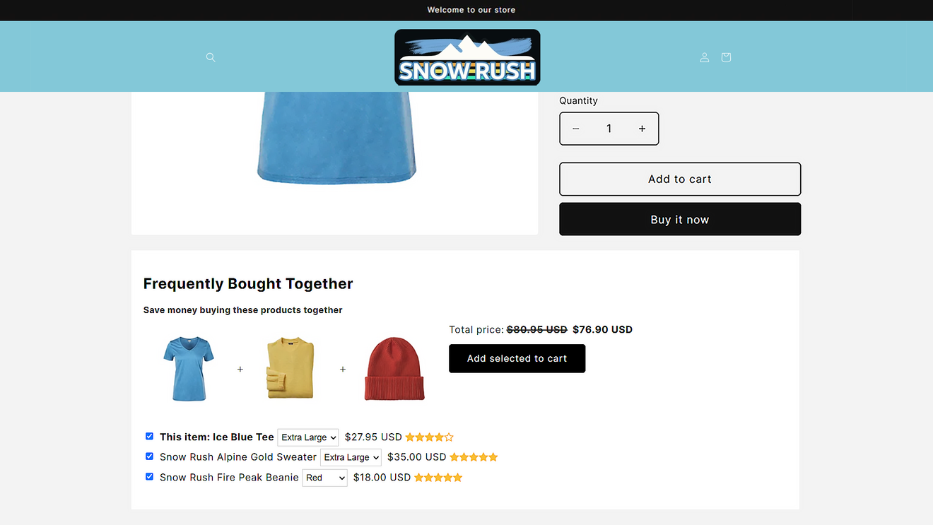 Frequently Bought Together feature