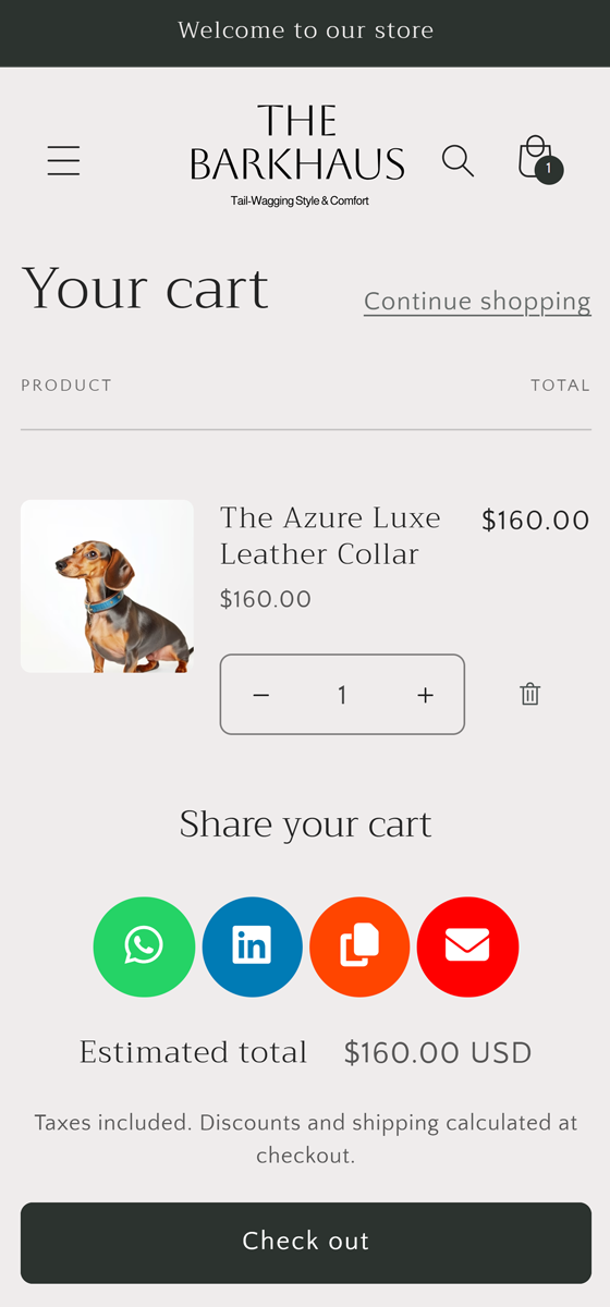 Improve engagement with Keep & Share Your Cart  feature