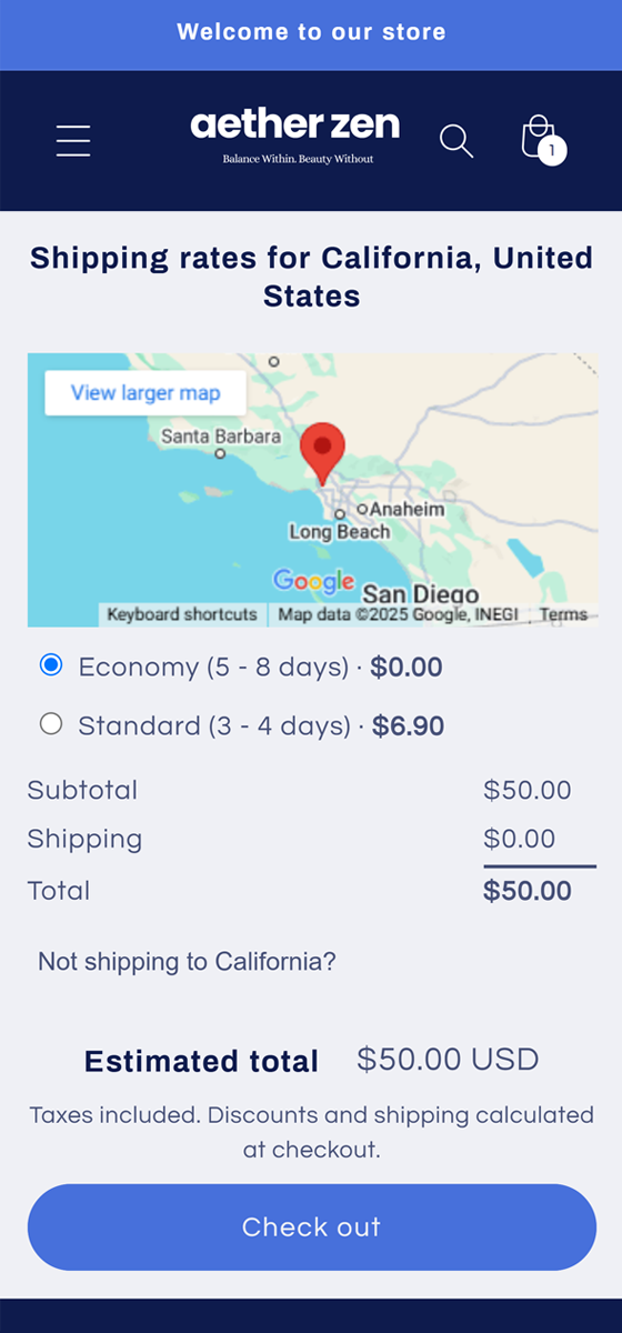 Reduce cart abandonment feature